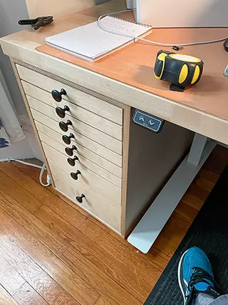 Drawing Desk Storage